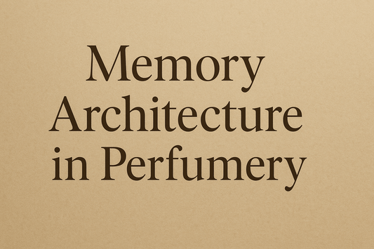 Memory Architecture in Perfumery - Seinde Signature